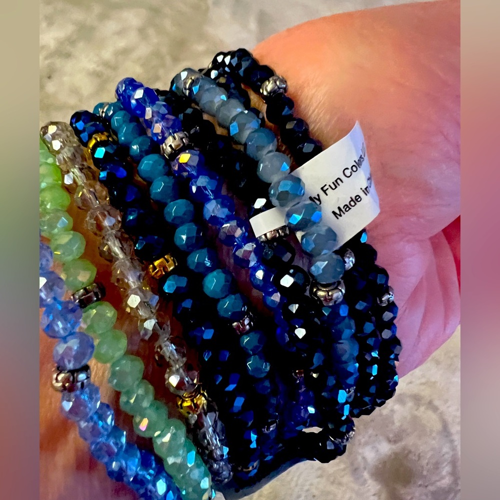 My Fun Colors LLC bracelets multiple colors! Wear one or multiple bracelets